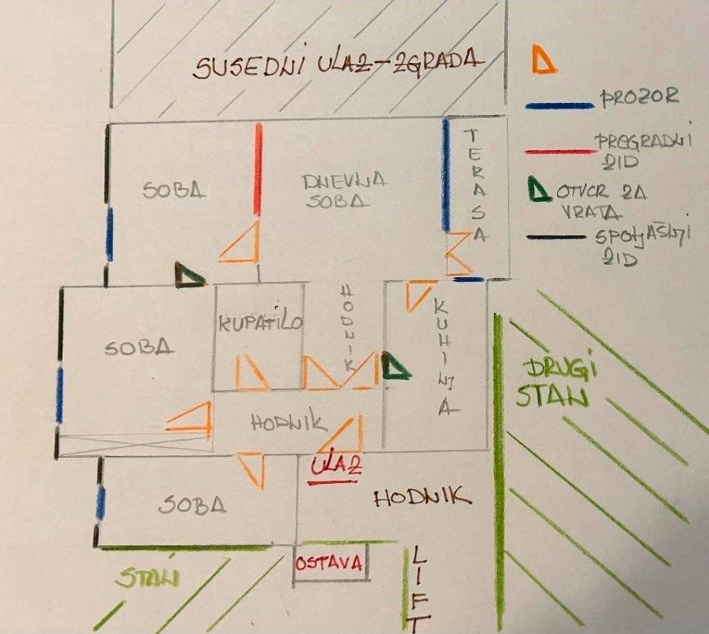Stan – Beograd, MZ Bežanijski blokovi, Novi Beograd - Prikaz 2