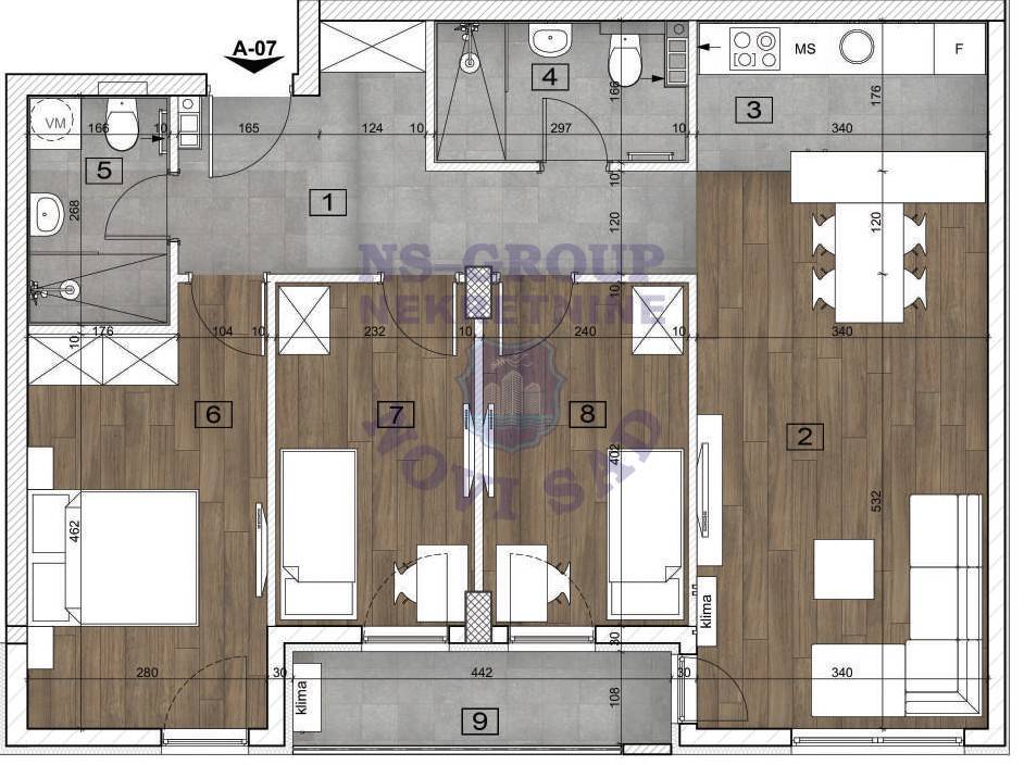 Predstavljamo vam četvorosoban stan od 83 m² u izgradnji - Prikaz 2