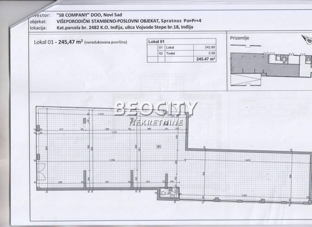 Inđija, Centar, , 1.0, 45 m², 90000EUR - Prikaz 3