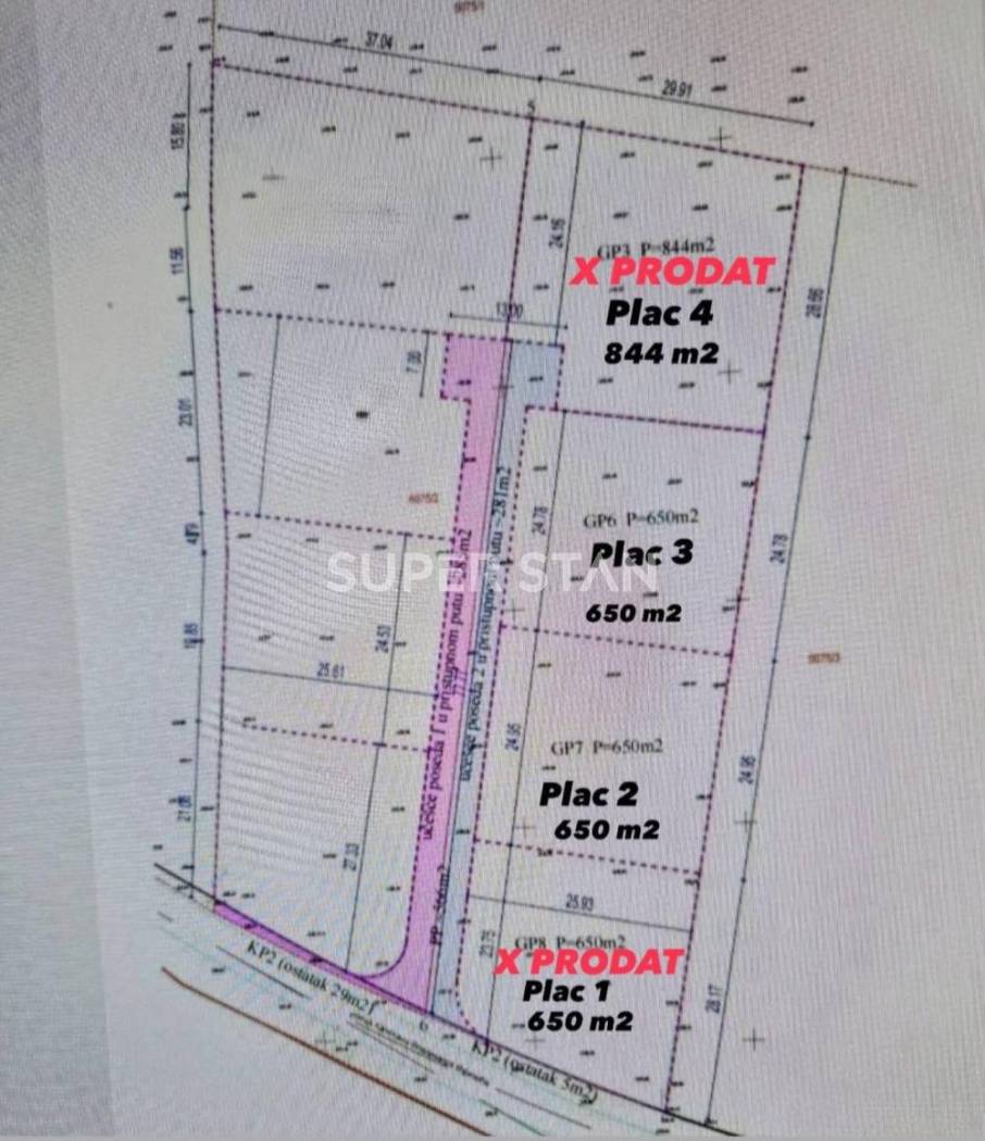 Građevinski plac 6,50 ari sa pogledom na Avalski toranj ID#1303