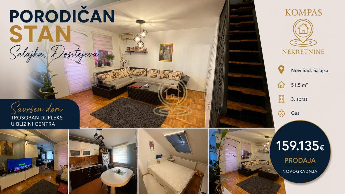Stan – Novi Sad, Salajka, MZ Salajka