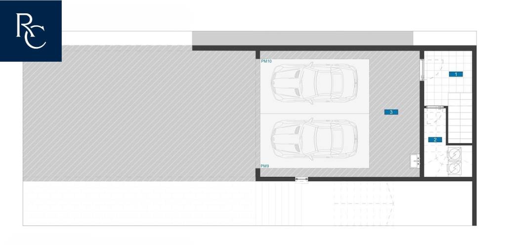 Dolce Villas - floorplan garage